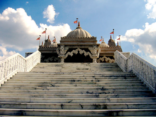Neasden Tempel Treppe